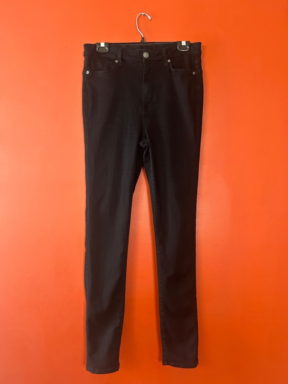 Fidelity Women’s High Rise Black Stretchy Skinny Jeans - Picture 2 of 10